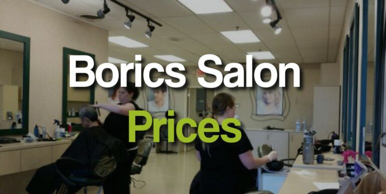 BoRics Salon Prices