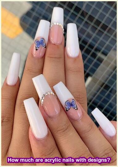 How much are acrylic nails with designs?