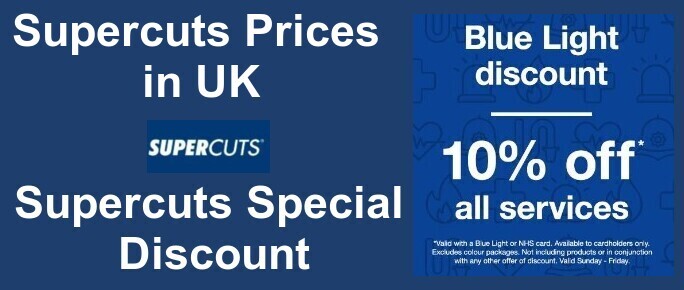 supercuts prices in uk
