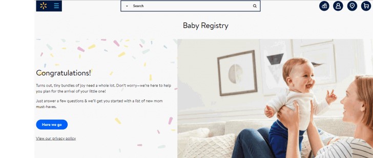 Walmart Baby Registry