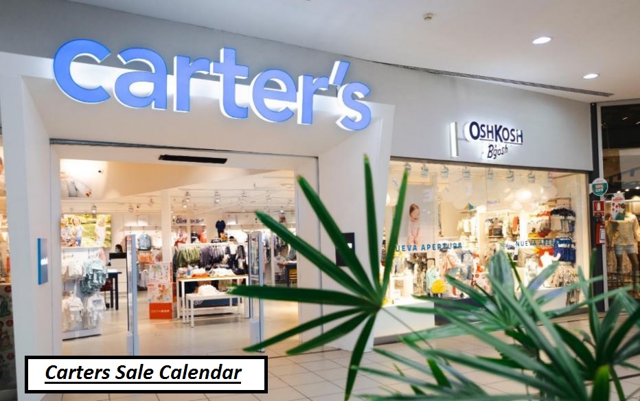 Carters Sale Calendar