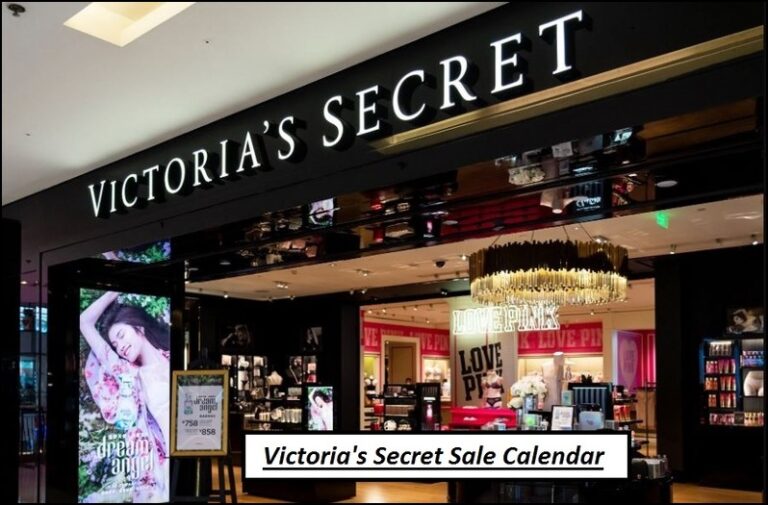 Victoria's Secret Sale Calendar